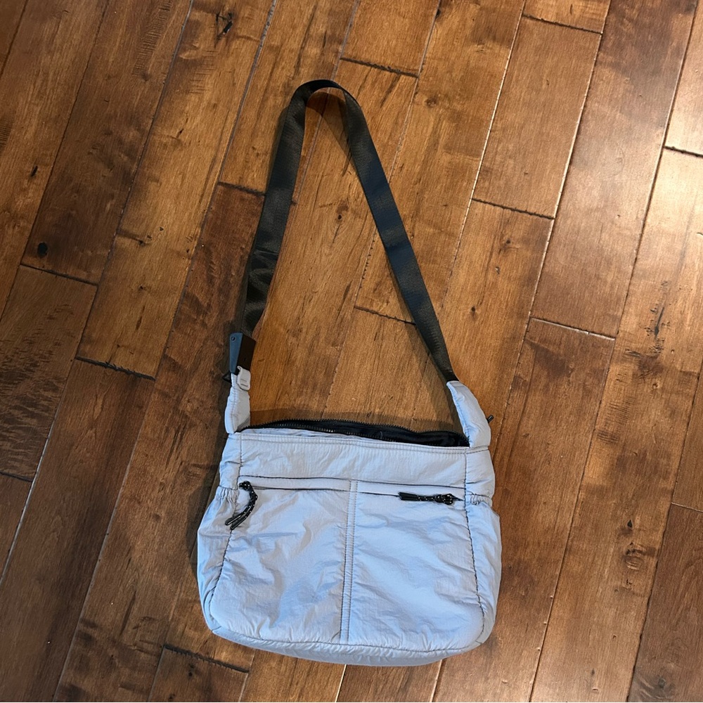 Light Gray Women's Crossbody with Adjustable Strap